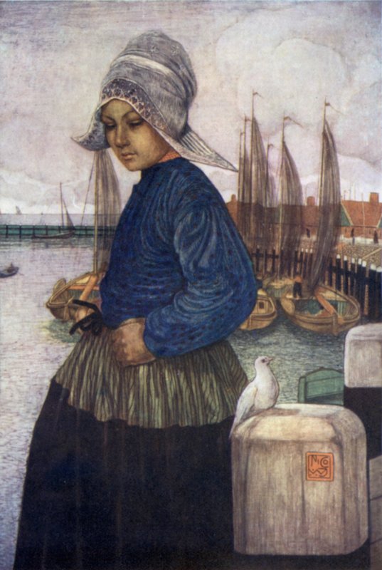 Kyyhkynen (väri litho) tekijältä Nico Jungman