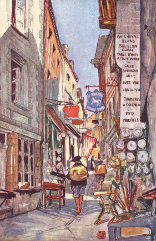 The Street, Mont St Michel (värilitro) tekijältä Nico Jungmann