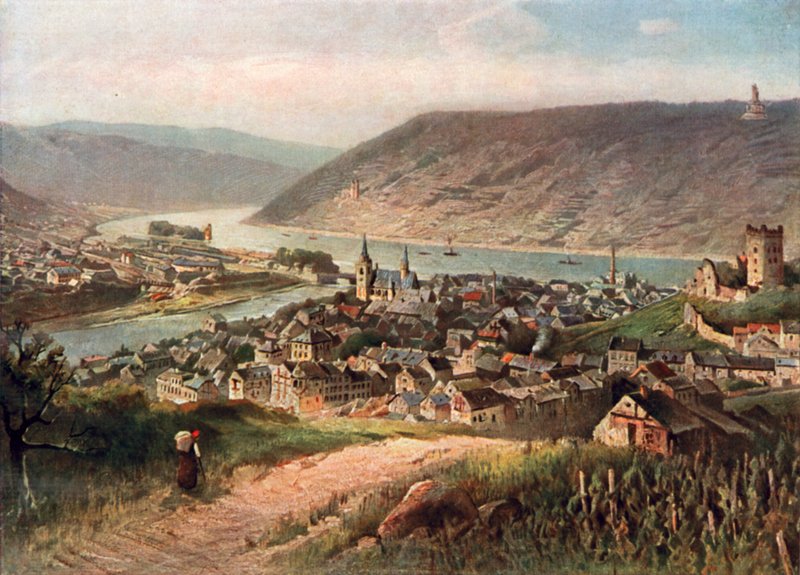 Bingen (väri litho) tekijältä Nicolai Astudin