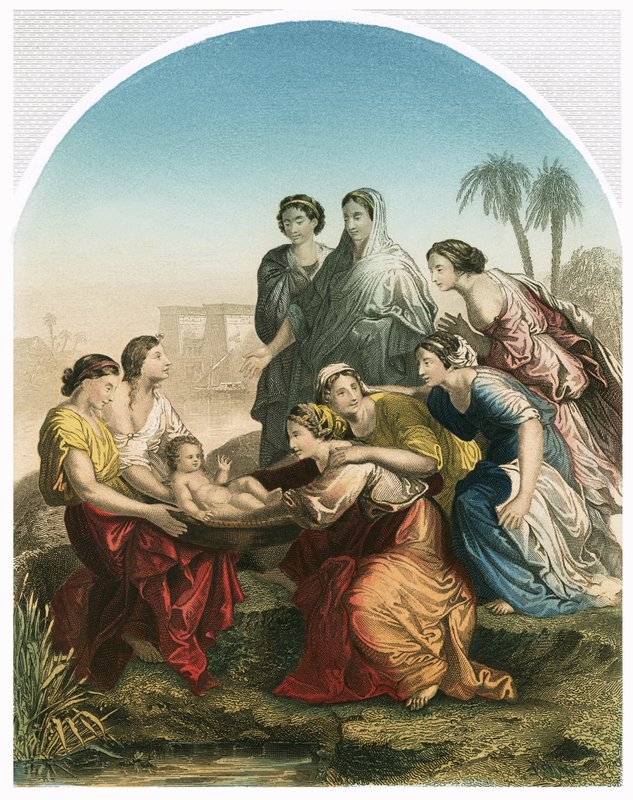 Mooseksen löytö tekijältä Nicolas Poussin