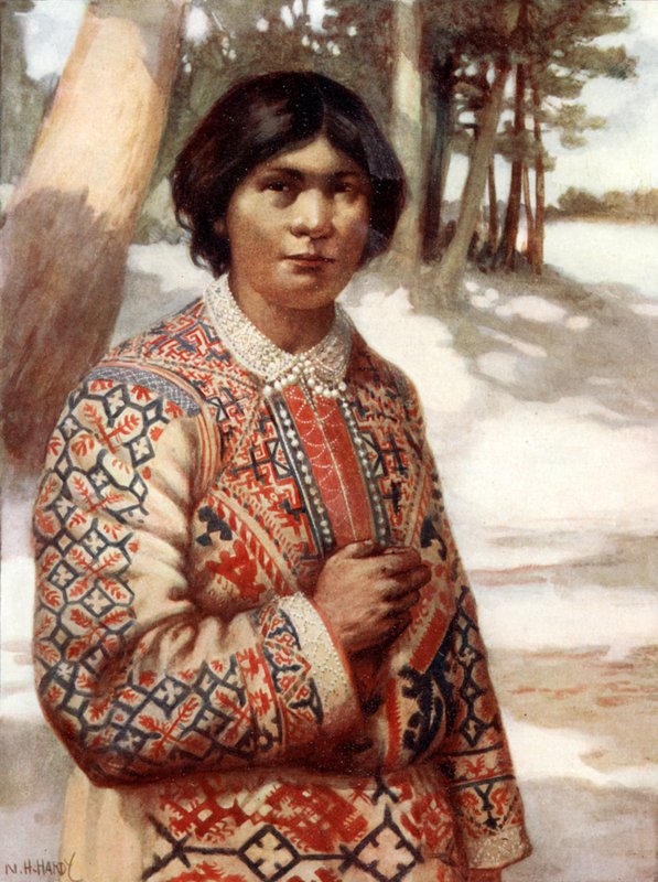 Ostiakin nainen, Siperia tekijältä Norman Hardy