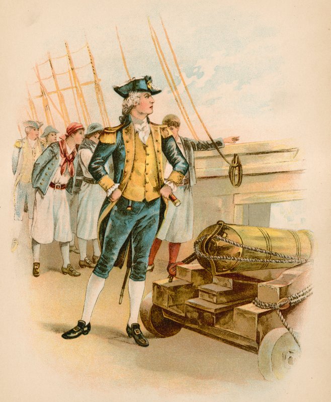 John Paul Jones, Yhdysvaltain laivaston ensimmäinen kapteeni tekijältä North American