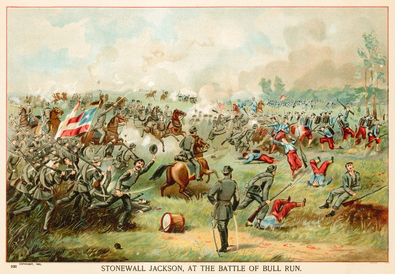Stonewall Jackson Bull Runin taistelussa tekijältä North American