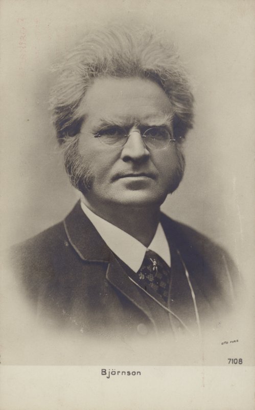 Bjornstjerne Bjornson (1832-1910), norjalainen Nobel-palkittu kirjailija tekijältä Norwegian Photographer