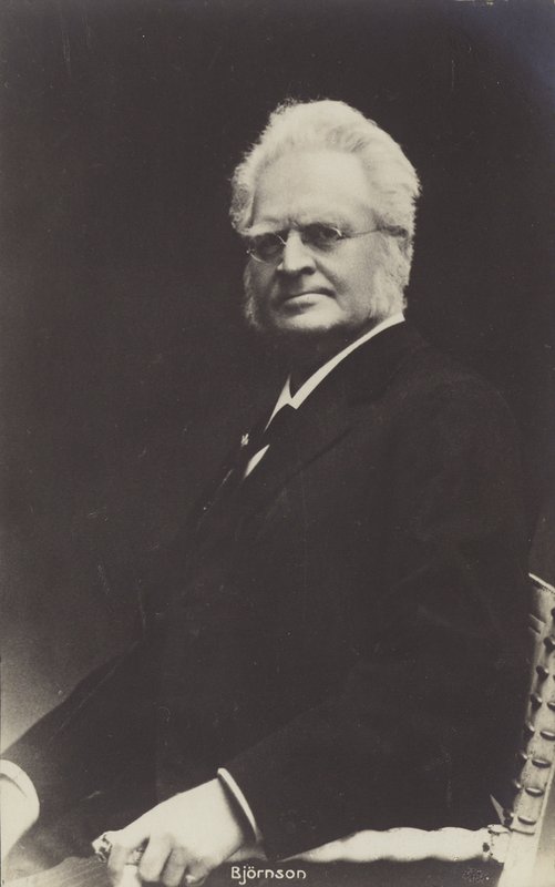 Bjornstjerne Bjornson, norjalainen säveltäjä (1832-1910) tekijältä Norwegian Photographer