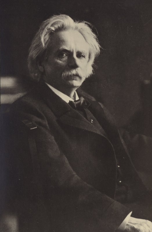 Edvard Grieg, norjalainen säveltäjä ja pianisti (1843-1907). tekijältä Norwegian Photographer