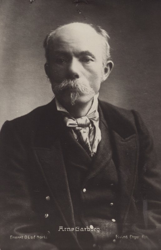 Arne Garborgin muotokuva tekijältä Norwegian Photographer