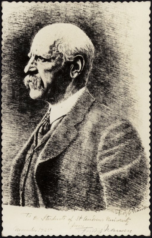 Fridtjof Nansen (1861-1930), norjalainen tutkimusmatkailija, diplomaatti ja humanitaarinen tekijältä Norwegian School