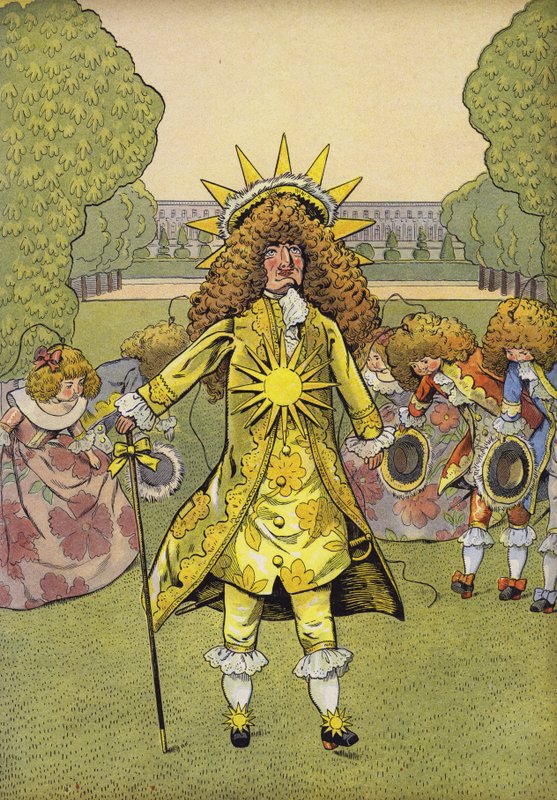 Kuningas Ludvig XIV, Aurinkokuningas, Versaillesin palatsi tekijältä Onfray de Breville Job