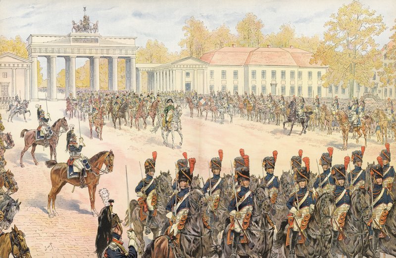 Napoleon saapuu Berliiniin voittoon tekijältä Onfray de Breville Job
