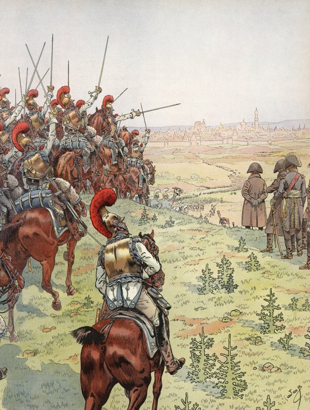 Napoleon, ennen Borodinon taistelua, 7. syyskuuta 1812 tekijältä Onfray de Breville Job
