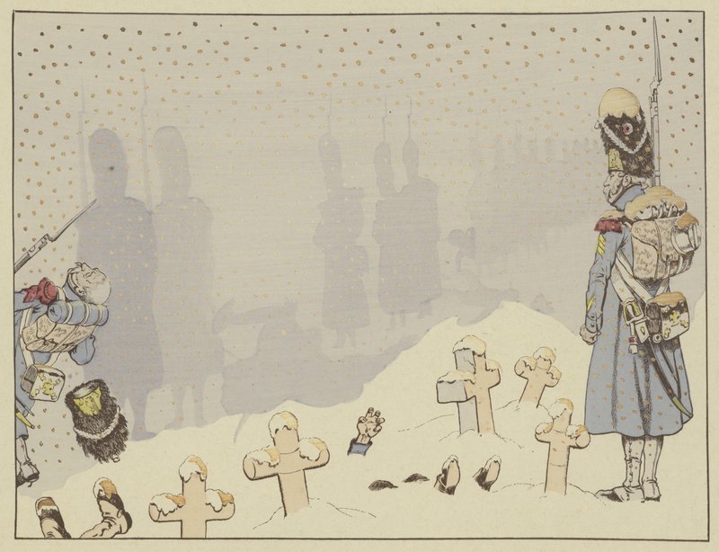 Eylaun taistelu, verisin Napoleonin voitoista, 8. helmikuuta 1807 tekijältä Onfray de Breville Job