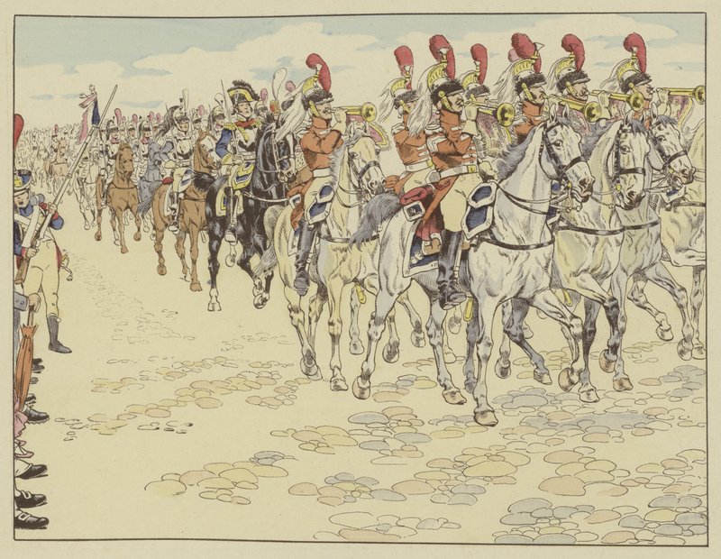 Ranskan armeija saapui Berliiniin 27. lokakuuta 1806 tekijältä Onfray de Breville Job
