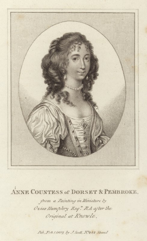 Anne Dorsetin ja Pembroken kreivitär tekijältä Ozias Humphry