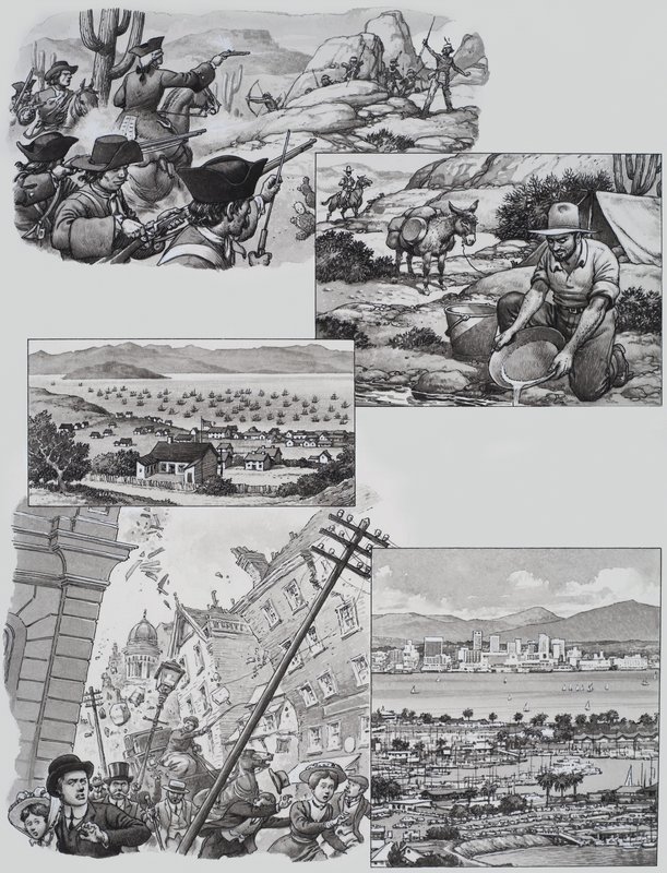 Kalifornia tekijältä Pat (1907-95) Nicolle