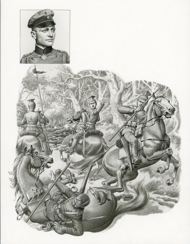Punainen paroni, maalla tekijältä Pat (1907 95) Nicolle