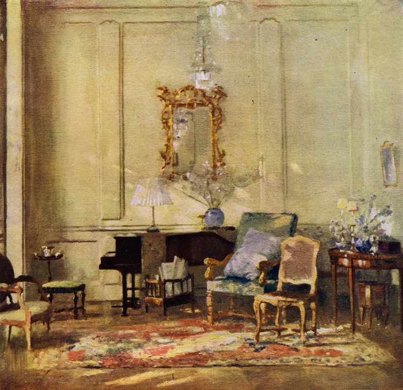 Sir James Guthrien salonki (värinen lito) tekijältä Patrick William Adam