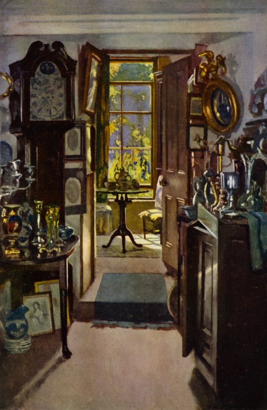 The Curiosity Shop (värilitografia) tekijältä Patrick William Adam