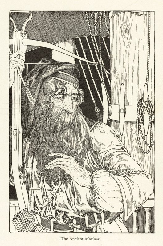 Rime of the Ancient Mariner (kaiverrus) tekijältä Patten Wilson