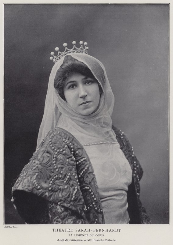 Blanche Dufrene Alice de Castelnauna elokuvassa La Legende du Coeur tekijältä Paul Boyer
