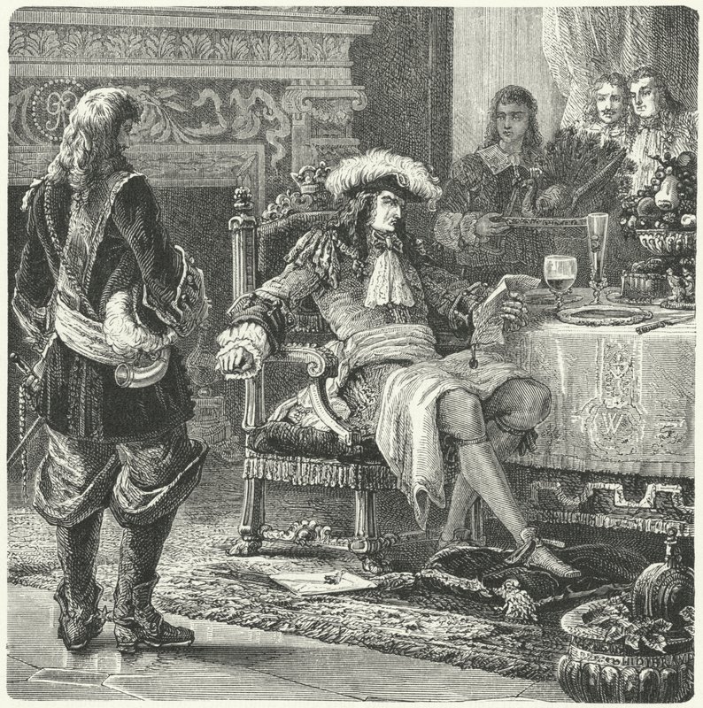 William of Orange vastaanottaa uutisen Walesin prinssin syntymästä tekijältä Paul Dominique Philippoteaux