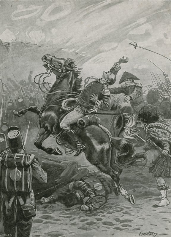 Sir Edward Pakenham kuoli New Orleansin taistelussa 1814 tekijältä Paul Hardy