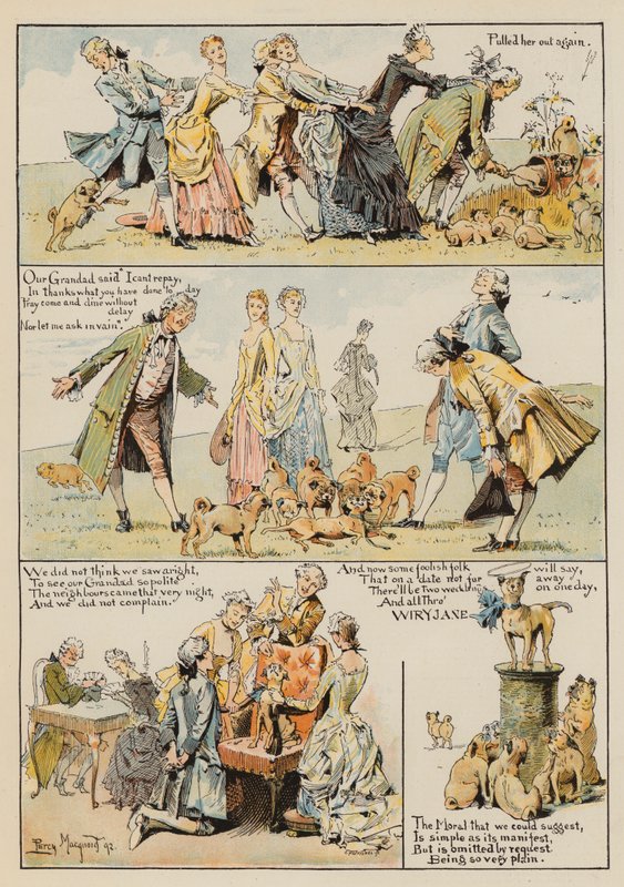 The Lay of Wiry Jane, Percy Macquoid (chromolitho) tekijältä Percy Macquoid