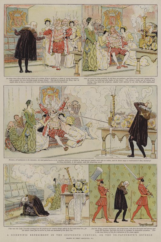 Tieteellinen kokeilu 1500-luvulla tai entisen suosikin kosto tekijältä Percy Macquoid