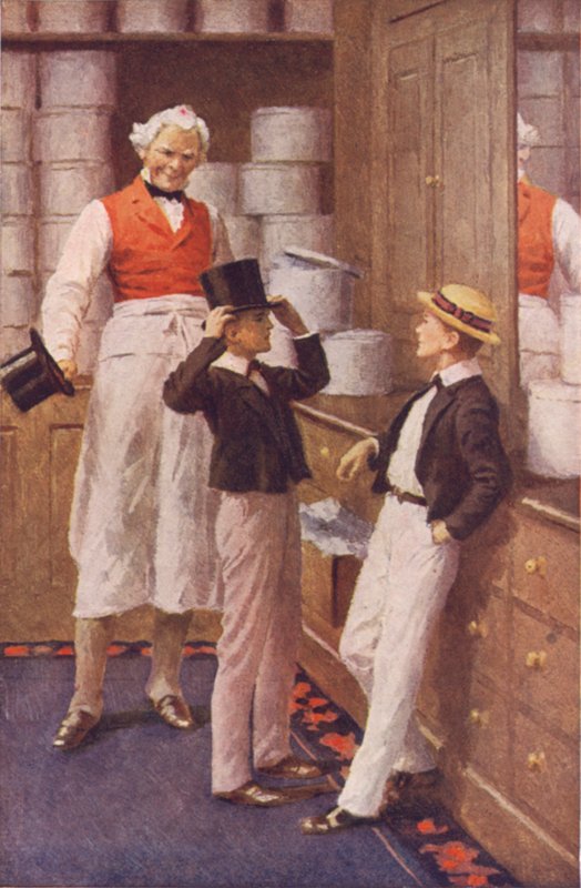 Säännöllinen kissanahka seitsemän ja kuusipennistä (väri litho) tekijältä Percy Tarrant