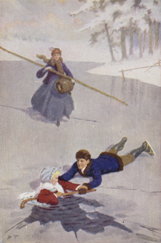 Louisa M Alcottin kuvitus pienille naisille (väri litho) tekijältä Percy Tarrant
