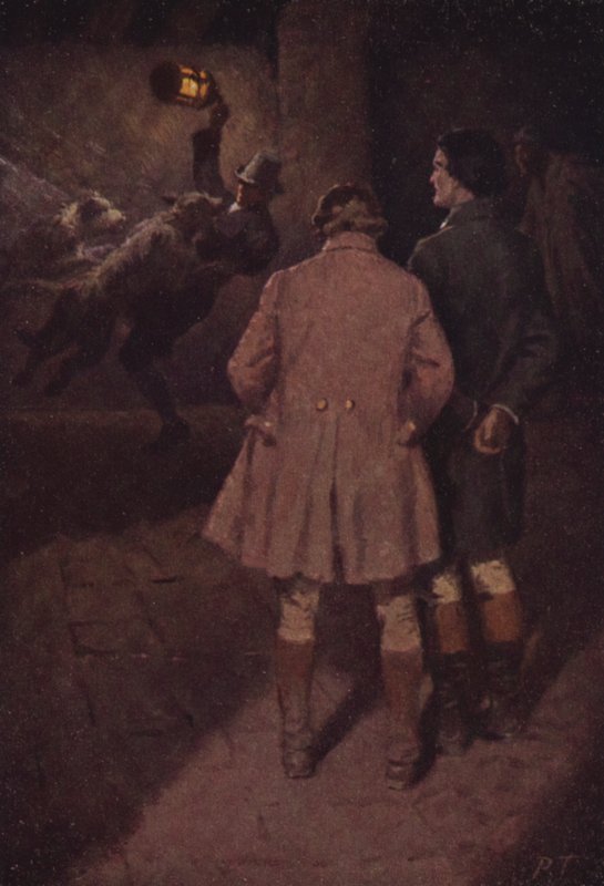 Emily Bronten kuvitus Wuthering Heightsille (värilitho) tekijältä Percy Tarrant