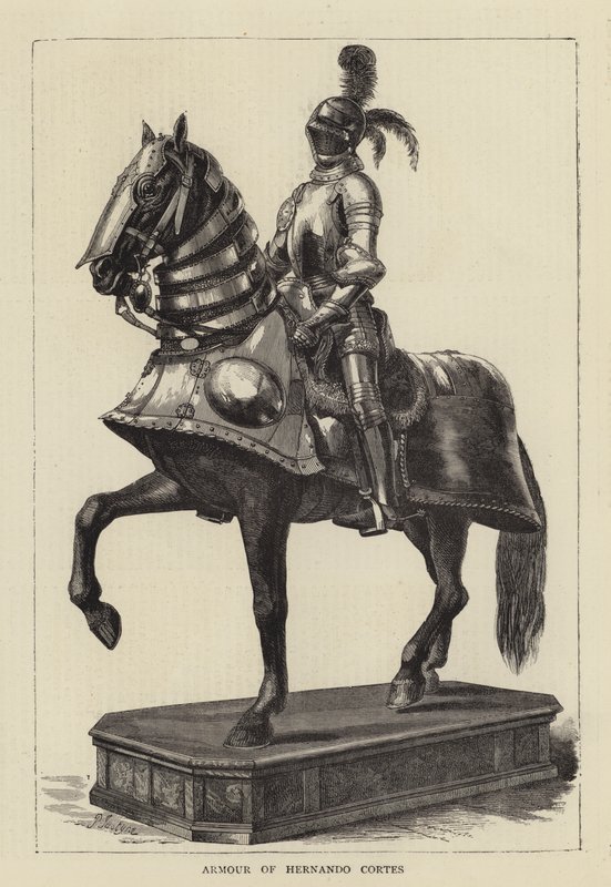 Hernando Cortesin panssari tekijältä Percy William Justyne