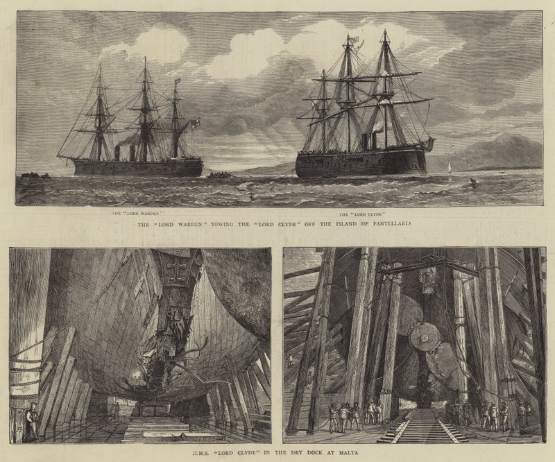 HMS Lord Clyde tekijältä Percy William Justyne