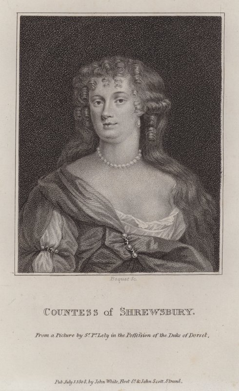 Anna Maria Talbot, Shrewsburyn kreivitär (kaiverrus) tekijältä Peter (after) Lely