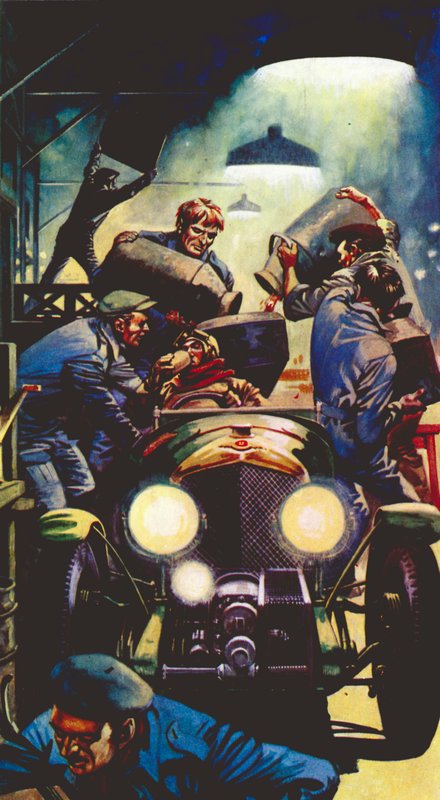 1928 4,5 litran Bentley Le Mansissa tekijältä Peter Jackson