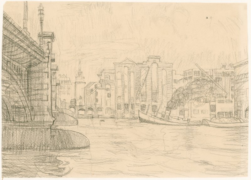 Palaneet varastot Blackfriars Bridgen varrella 1941 tekijältä Peter Jackson