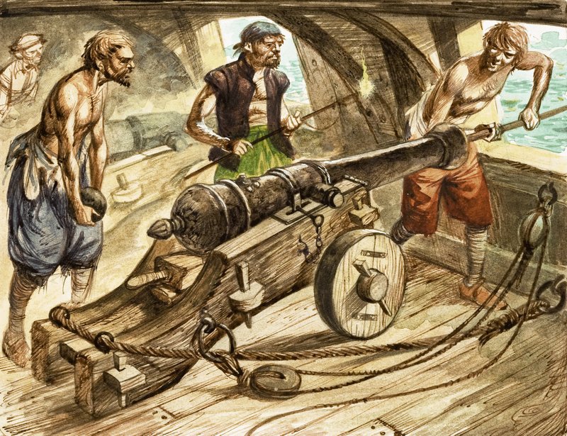 Tykin miehistö purjelaivassa tekijältä Peter Jackson