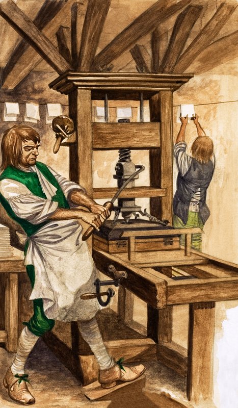 Caxtonin puristin (guassi paperille) tekijältä Peter Jackson