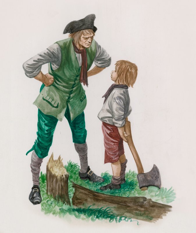 George Washington, joka kaatoi kirsikkapuun isänsä kanssa tekijältä Peter Jackson