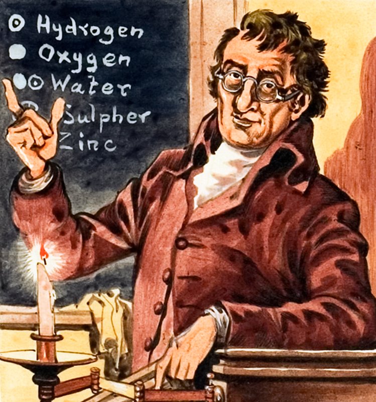 John Dalton, kemiallisen atomiteorian perustaja tekijältä Peter Jackson