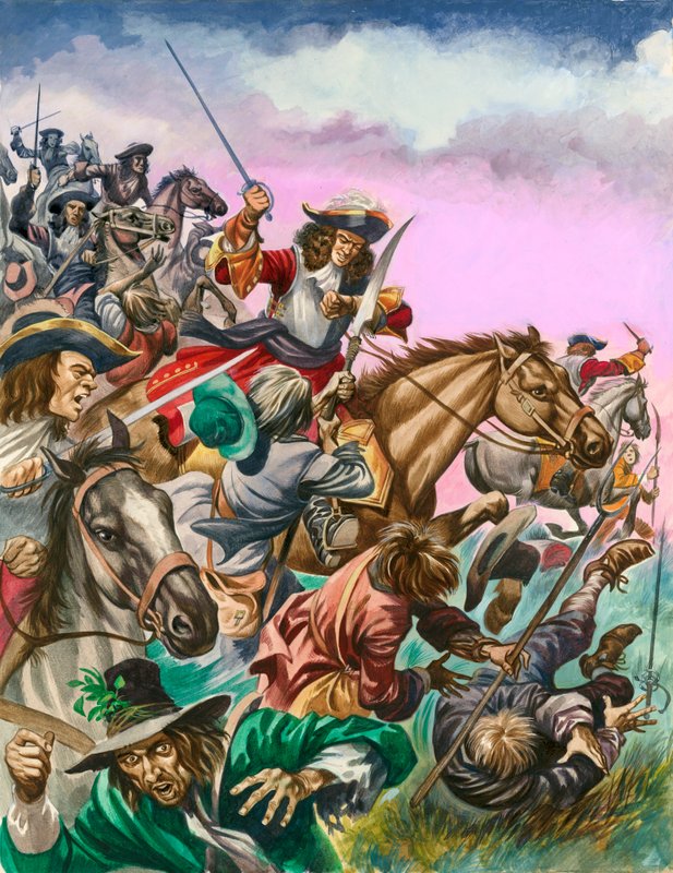 Ang Duke ng Monmouth sa Labanan ng Sedgemoor.finn tekijältä Peter Jackson