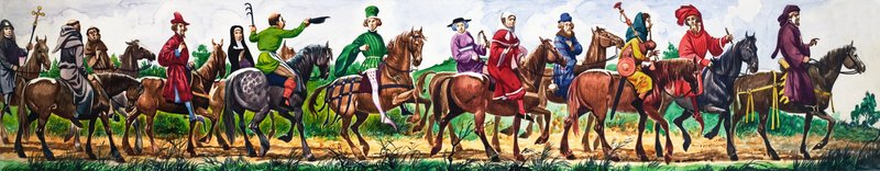 Ison-Britannian ihmeellinen tarina: Runoilija Chaucer ja pyhiinvaeltajat tekijältä Peter Jackson