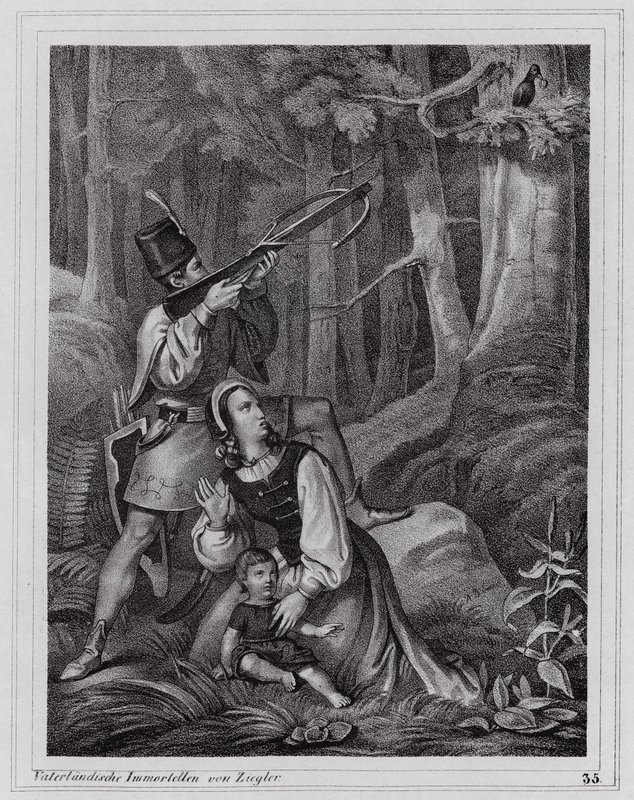 Korppikuningas Matthias Corvinus (kaiverrus) tekijältä Peter Johann Nepomuk Geiger
