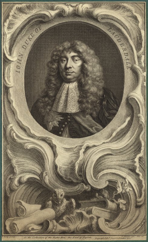 Lauderdalen herttua Sir John Maitlandin muotokuva tekijältä Peter Lely