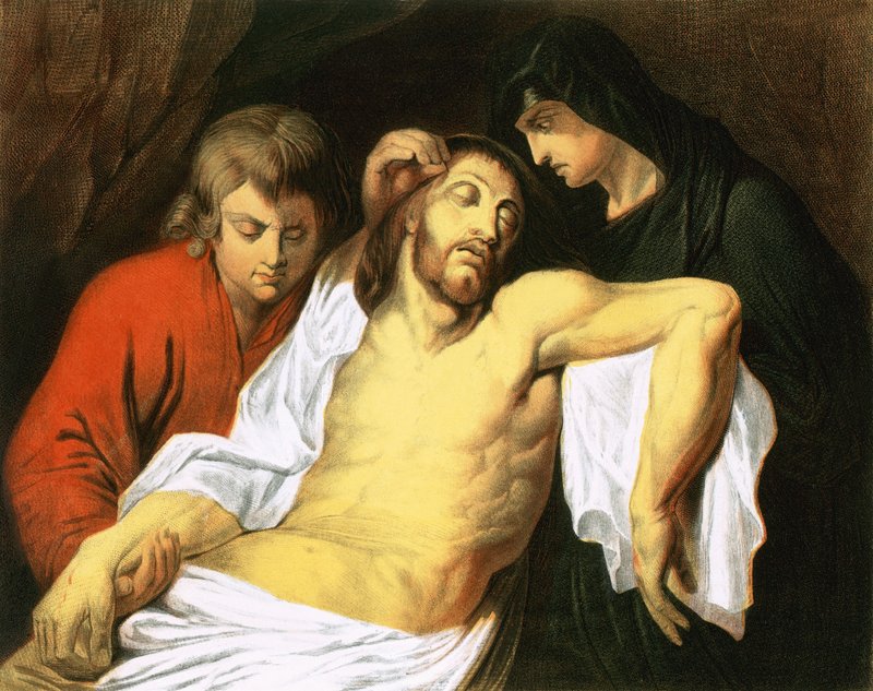 Laskeutuminen ristiltä tekijältä Peter Paul Rubens