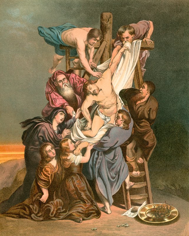 Laskeutuminen ristiltä tekijältä Peter Paul Rubens