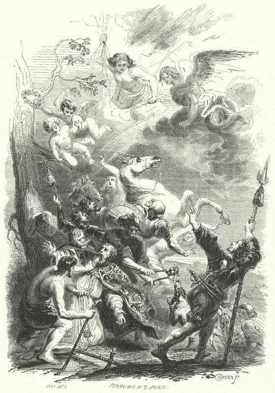 Pyhän Livinuksen marttyyrikuolema, 657 tekijältä Peter Paul after Rubens