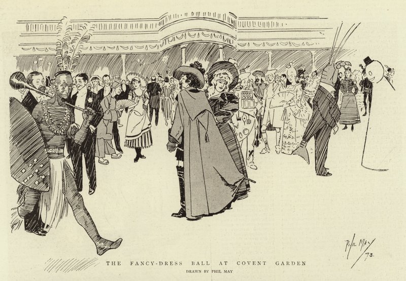 Fancy-Dress Ball Covent Gardenissa tekijältä Phil May