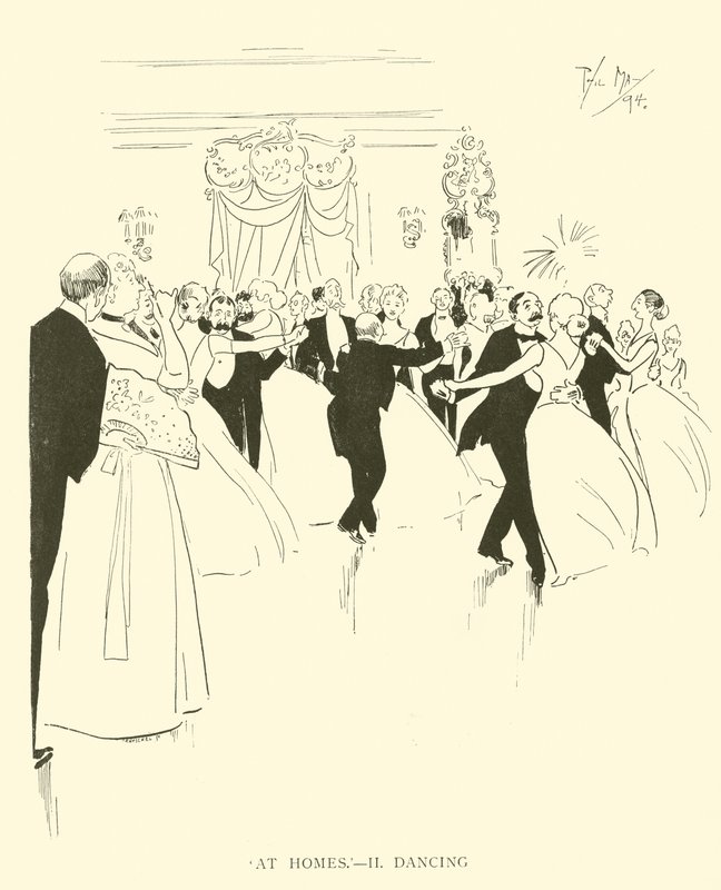 Phil Mayn sarjakuva 1890-luvulta (litho) tekijältä Phil May