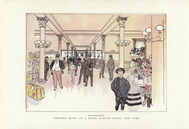 Länsimaisilla tavoilla Fifth Avenue -hotellissa New Yorkissa tekijältä Phil May